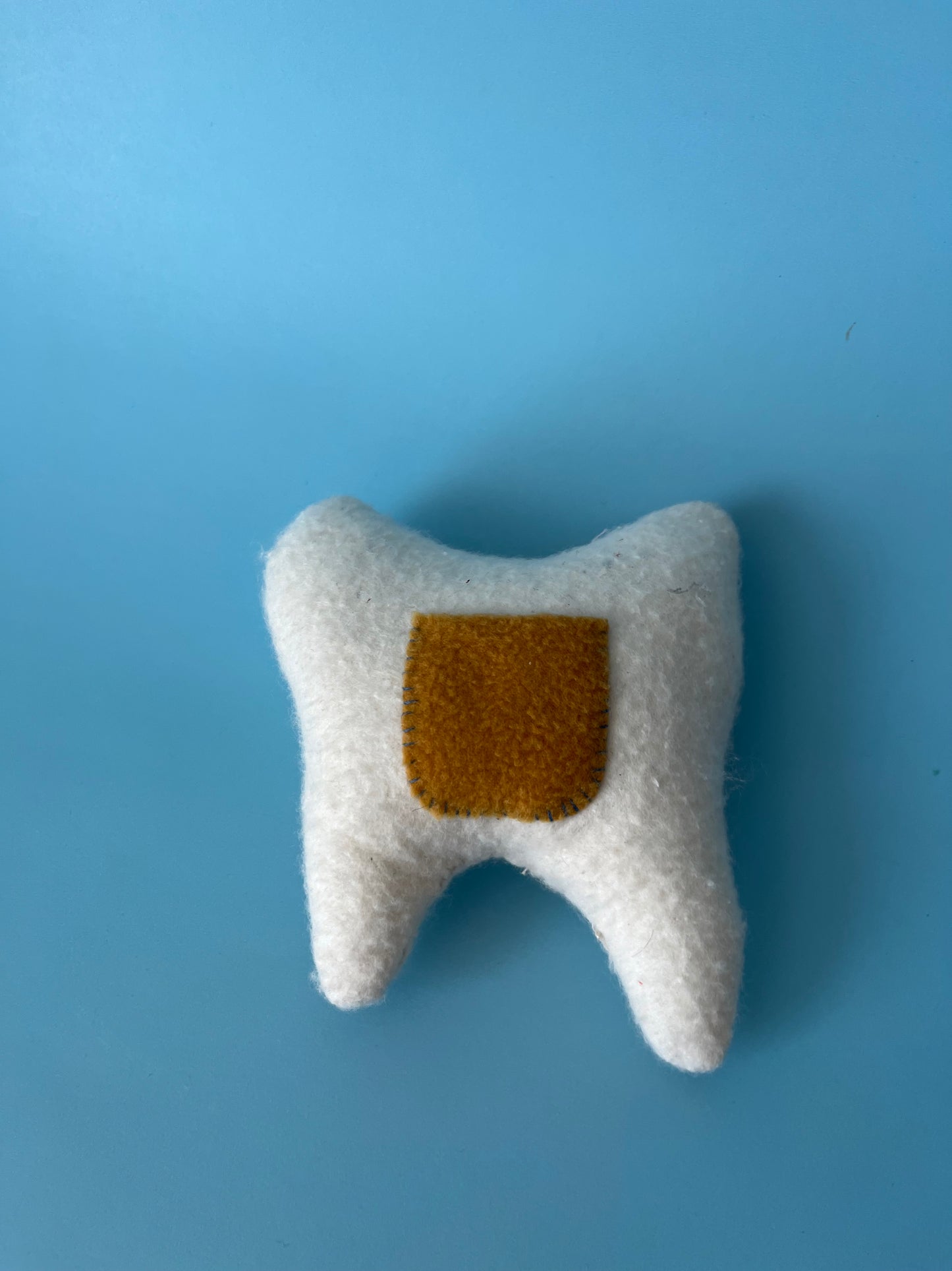 Tooth Fairy Pillow with Pocket - Fuzzy White