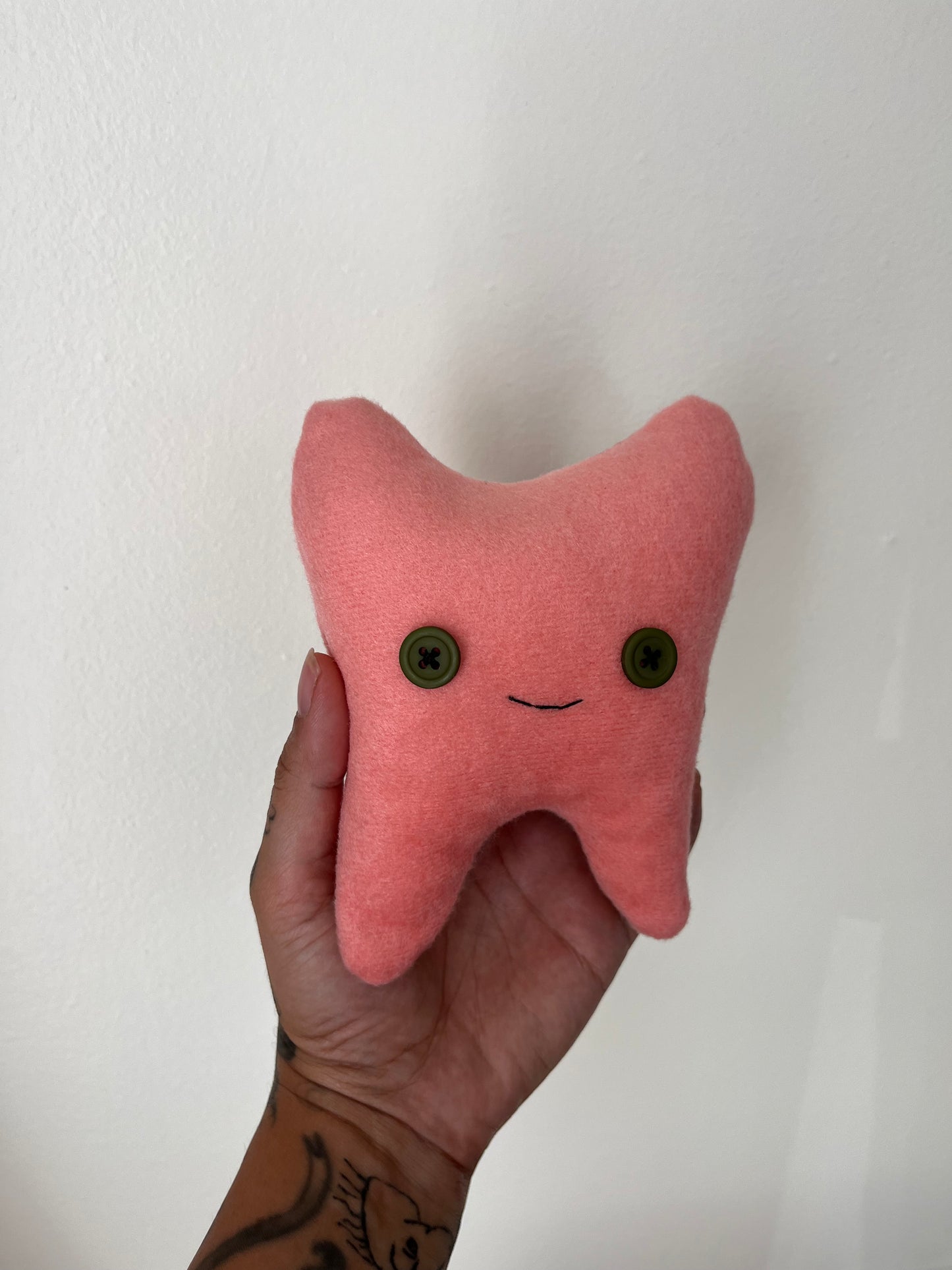 Tooth Fairy Pillow with Pocket - Pink