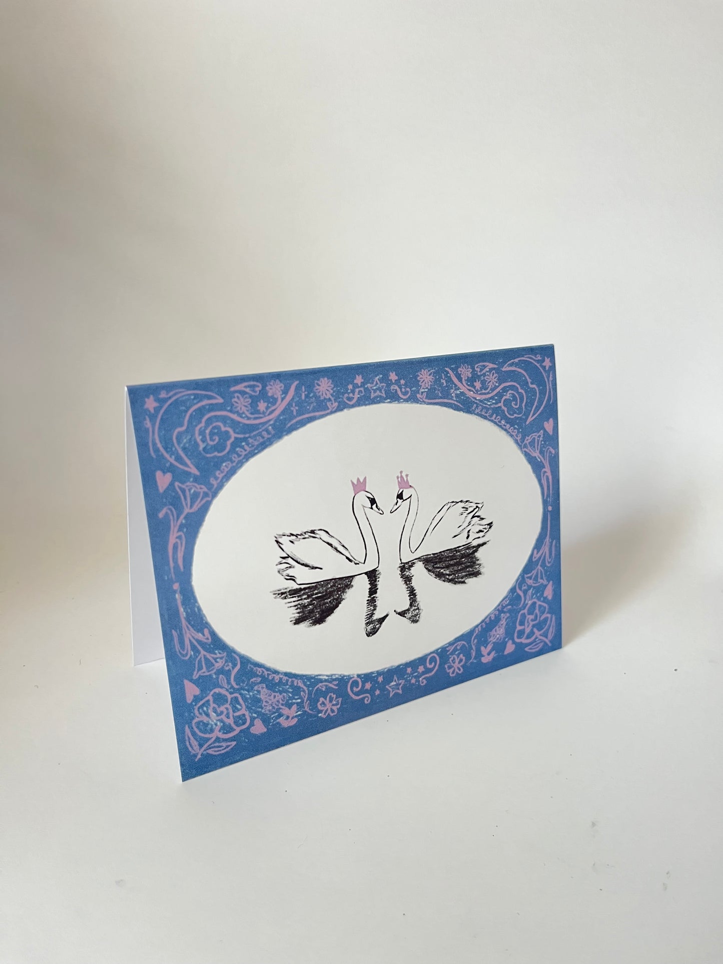 Two Swans Card